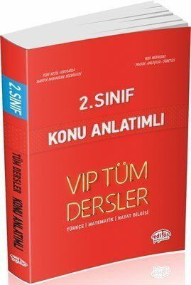 Editör 2.Sınıf Vıp Tüm Dersler Konu Anlatımlı Kırmızı Kitap