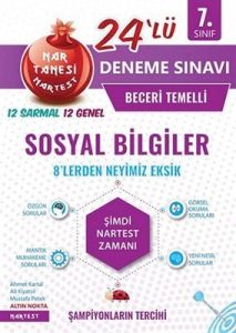 Nartest 7.Sınıf Nar Tanesi Sosyal Bilgiler 24 Deneme Sınavı