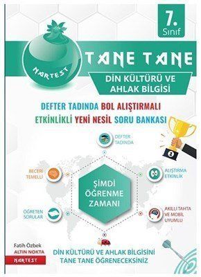 Nartest 7.Sınıf Yeşil Defter Tadında Tane Din Kültürü