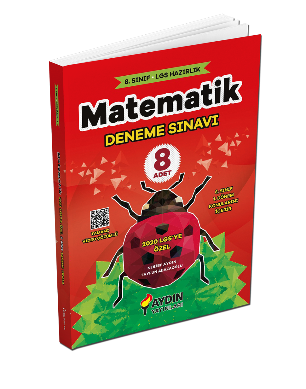 Aydın Yayınları 8. Sınıf Lgs Matematik 15 Deneme Video Çözümlü