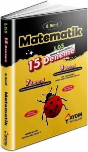 Aydın Yayınları 8. Sınıf Lgs Matematik 15 Deneme Video Çözümlü