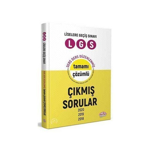 Editör 8.Sınıf Lgs Ders Ders Tamamı Çözümlü Çıkmış