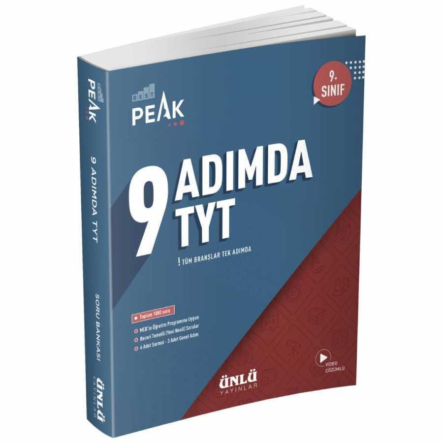 Ünlü Best Peak 9 Adımda Tyt Soru Bankası 1. Kitap