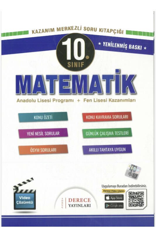 Derece 10.Sınıf Matematik Set