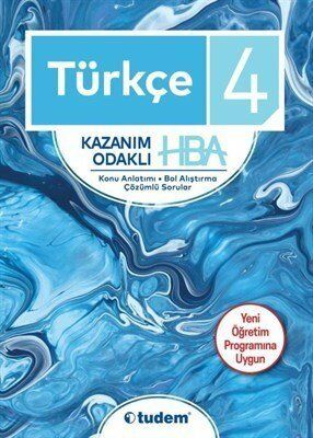 TUDEM 4.SINIF TÜRKÇE KAZANIM ODAKLI HBA