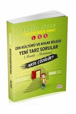 Editör Lgs Din Kültürüi Yeni Tarz Mantık Muhakeme Soruları Nasıl Çözülür (Yeşil Kitap)