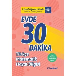 Tudem 2.Sınıf Evde 30 Dakika Öğrenci Kitabı