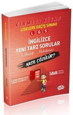 Editör Lgs İngilizce Yeni Tarz Mantık Muhakeme Nasıl Çözülür ( Kırmızı Kitap )