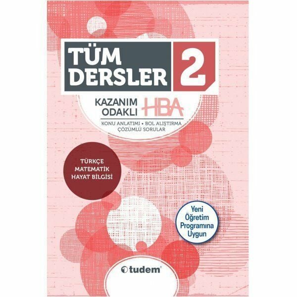 Tudem 2.Sınıf Tüm Dersler Kazanım Odaklı Hba