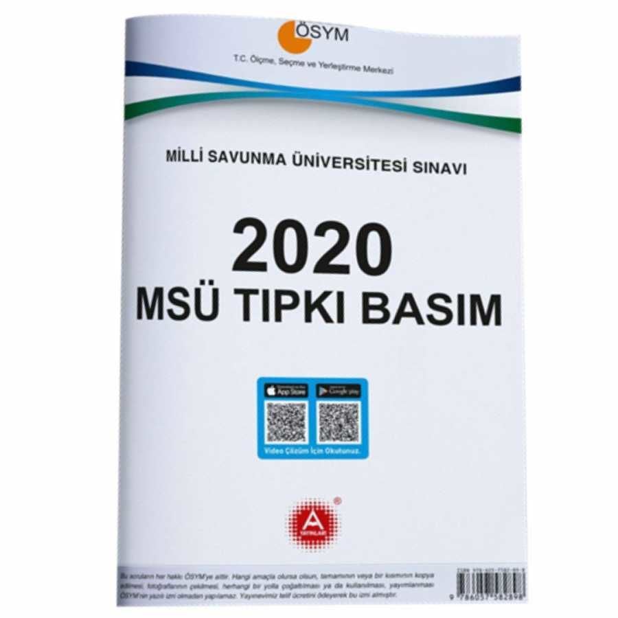 2020 Msü Tıpkı Basım Deneme Sınavı