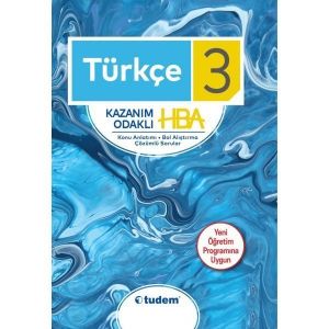 Tudem 3.Sınıf Türkçe Kazanım Odaklı Hba