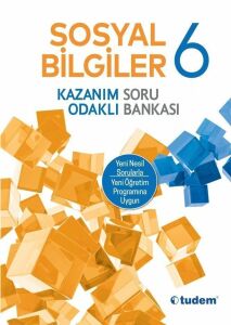 Tudem Yayınları 6.Sınıf Sosyal Bilgiler Kazanım Odaklı Soru Bankası