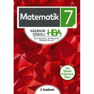 TUDEM 7.SINIF MATEMATİK KAZANIM ODAKLI HBA