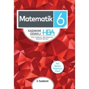 TUDEM 6.SINIF MATEMATİK KAZANIM ODAKLI HBA