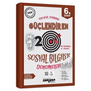 Ankara 6.Sınıf Sosyal Bilgiler Güçlendiren 12 Deneme