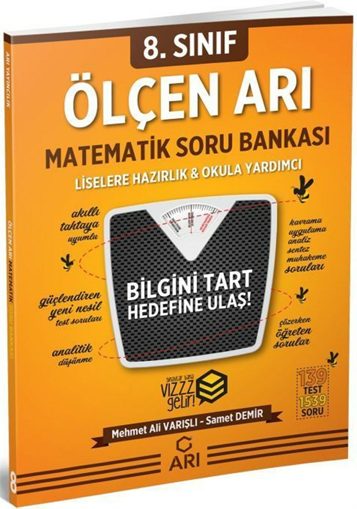 Arı 8.Sınıf Ölçen Arı Matematik Soru Bankası 2018-2019