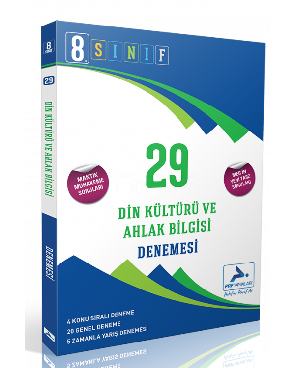 Paraf 8. Sınıf Din Kültürü Ve Ahlak Bilgisi Deneme