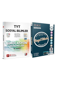 Toprak Yayınları TYT Sosyal Deneme ve 3D Sosyal Denemesi Video Çözümlü Güncel Müfredat 2 li Set