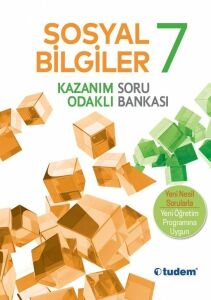 Tudem Yayınları 7.Sınıf Sosyal Bilimleri Kazanım Odaklı Soru Bankası