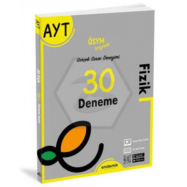 Endemik 2022 Ayt Fizik 30'Lu Deneme Sınavı