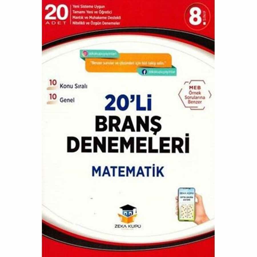 Zeka Küpü 8. Sınıf Matematik 20'Li Branş Denemeleri