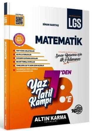 ALTINKARMA LGS 8.SINIF 7 DEN 8 MATEMATİK KAMP KİTABI