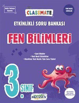 Okyanus 3.Sınıf Classmate Fen Bilimleri Etkinlikli Soru Bankası