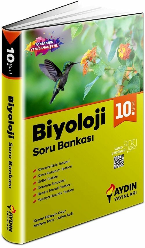 Aydın 10.Sınıf Biyoloji Soru Bankası (2022)