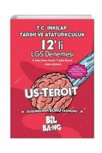 Ünlü 8.Sınıf Us Teroit 12'Li T.C.İnkilap Ve Atatürkçülük Lgs Denemesi