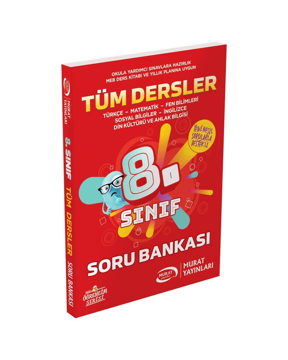 MURAT 8. SINIF TÜM DERSLER SORU BANKASI