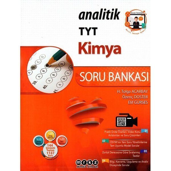 Merkez Tyt Analitik Soru Bankası Kimya