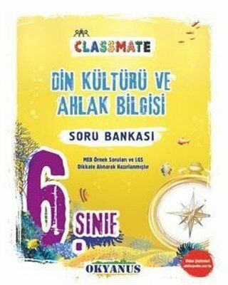 Okyanus 6.Sınıf Classmate Din Kültür Ve Ahlak Bilgisi Soru Bankası