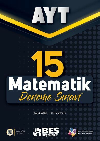 BEŞ SEÇENEK YKS AYT MATEMATİK 15 DENEME SINAVI VİDEO ÇÖZÜMLÜ *YENİ*