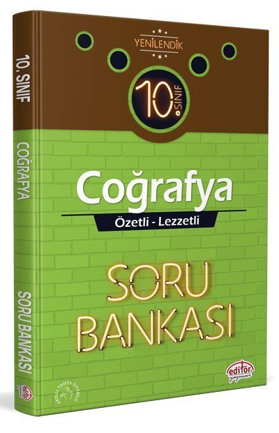 10. Sınıf Vip Coğrafya Özetli Lezzetli Soru Bankası