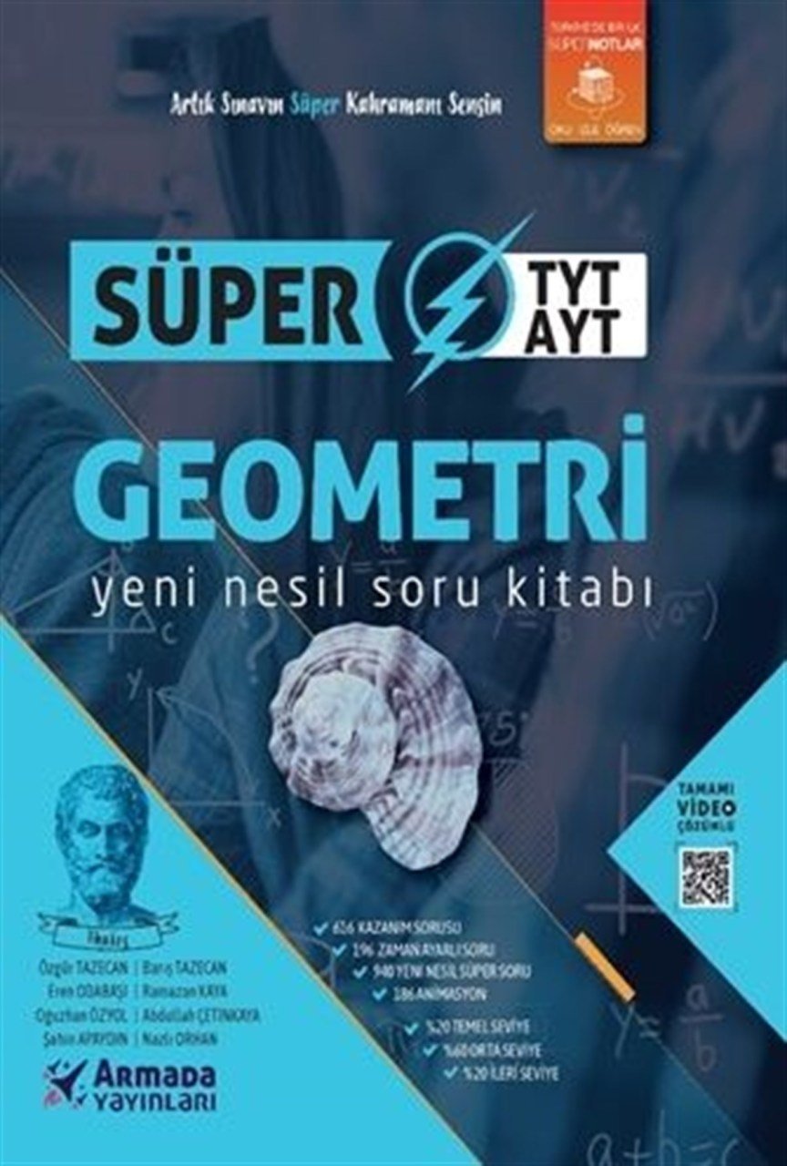 Armada Yks Tyt Ayt Geometri Süper Soru Kitabı Yeni Nesil