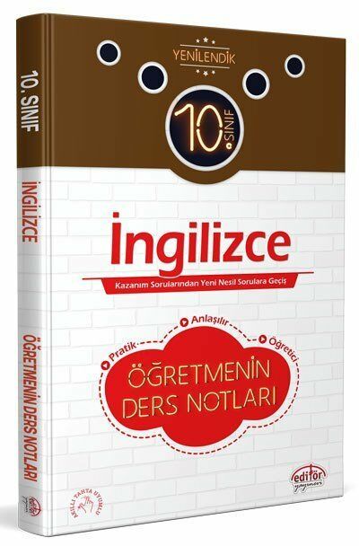 10. Sınıf İngilizce Öğretmenin Ders Notları