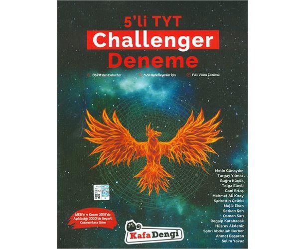Kafa Dengi Tyt Challenger Deneme Sınavı / 5'Li (Zor) (Tümü Video Çözümlü)
