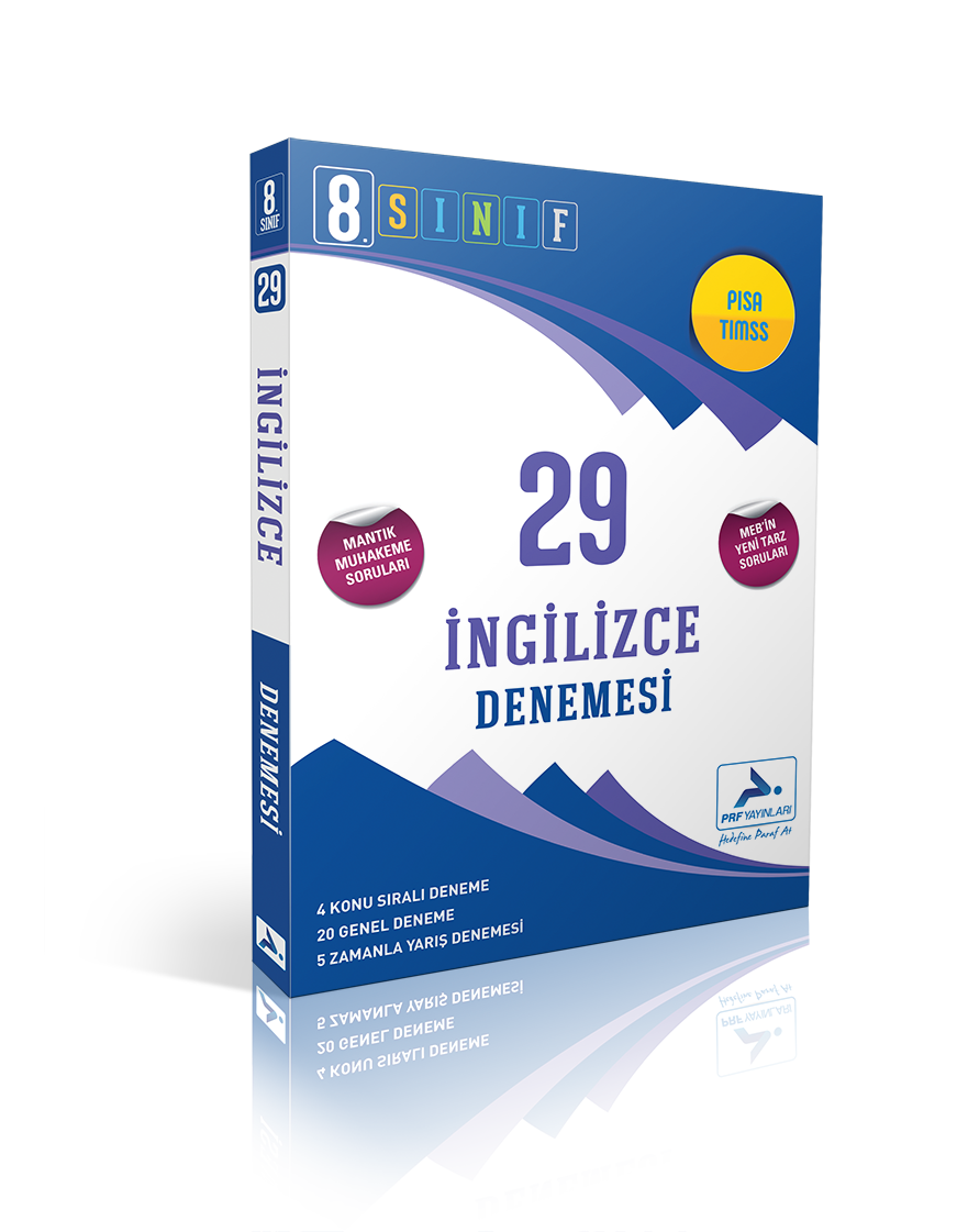 Paraf 8. Sınıf İngilizce 29 Deneme