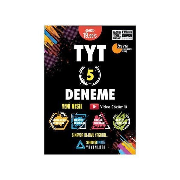 Sıradışı Analiz Tyt 5Li Deneme (Kampanyalı)