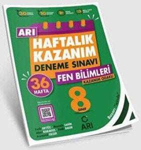 ARI 8.SINIF FEN BİLİMLERİ HAFTALIK KAZANIM DENEME SINAVLARI