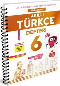 Arı Yayıncılık 6. Sınıf Türkçemino Akıllı Türkçe Defteri