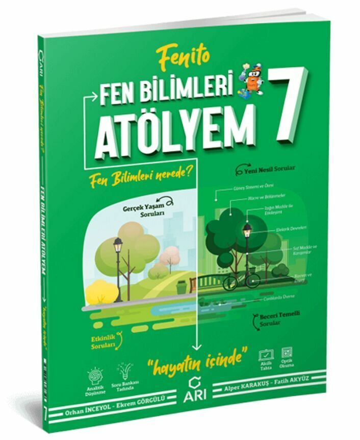 Arı Yayıncılık 7. Sınıf Fen Bilimleri Atölyem Fenito