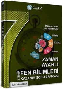 Çanta 	7.Sınıf Fen Bilimleri Zaman Ayarlı Kazanım Soru Bankası