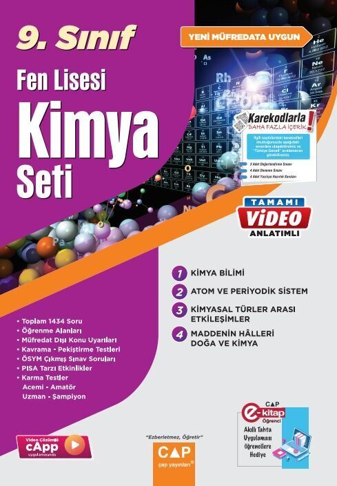 Çap 9.Sınıf Kimya Fen Lisesi Set