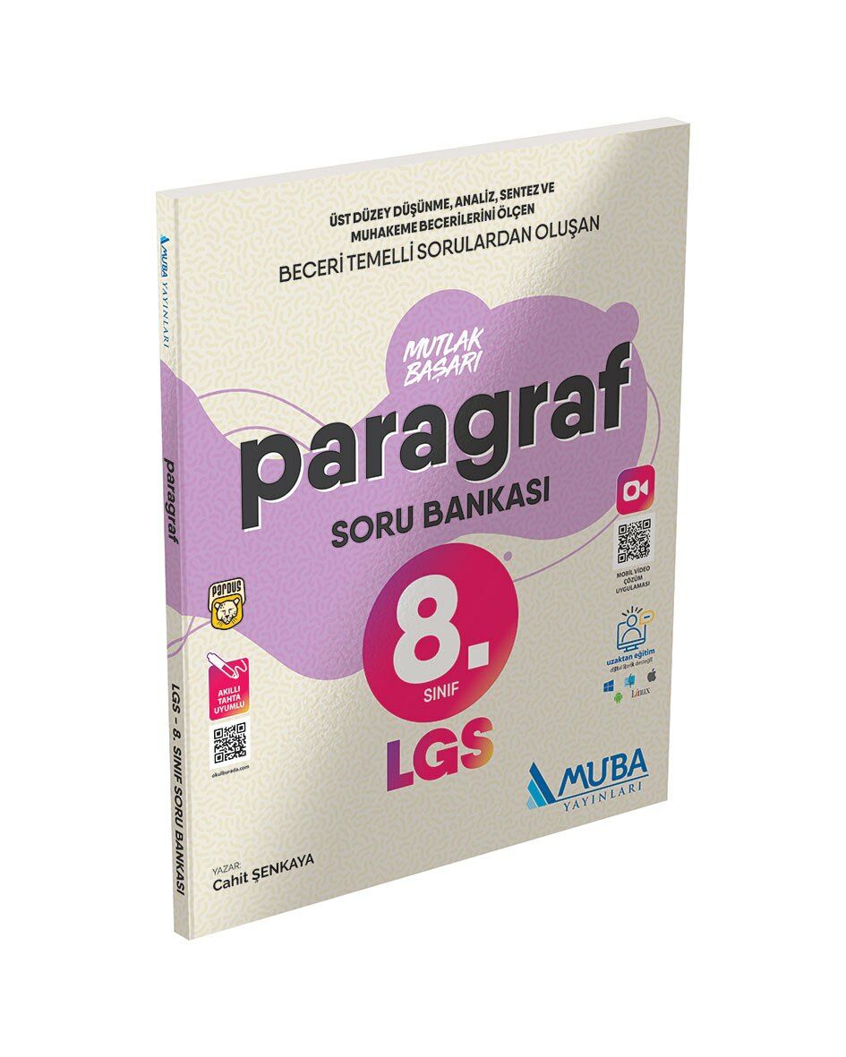 MUBA MB 8.SINIF LGS PARAGRAF SORU BANKASI