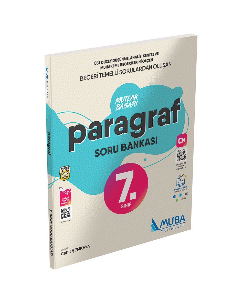 MUBA MB 7.SINIF PARAGRAF SORU BANKASI