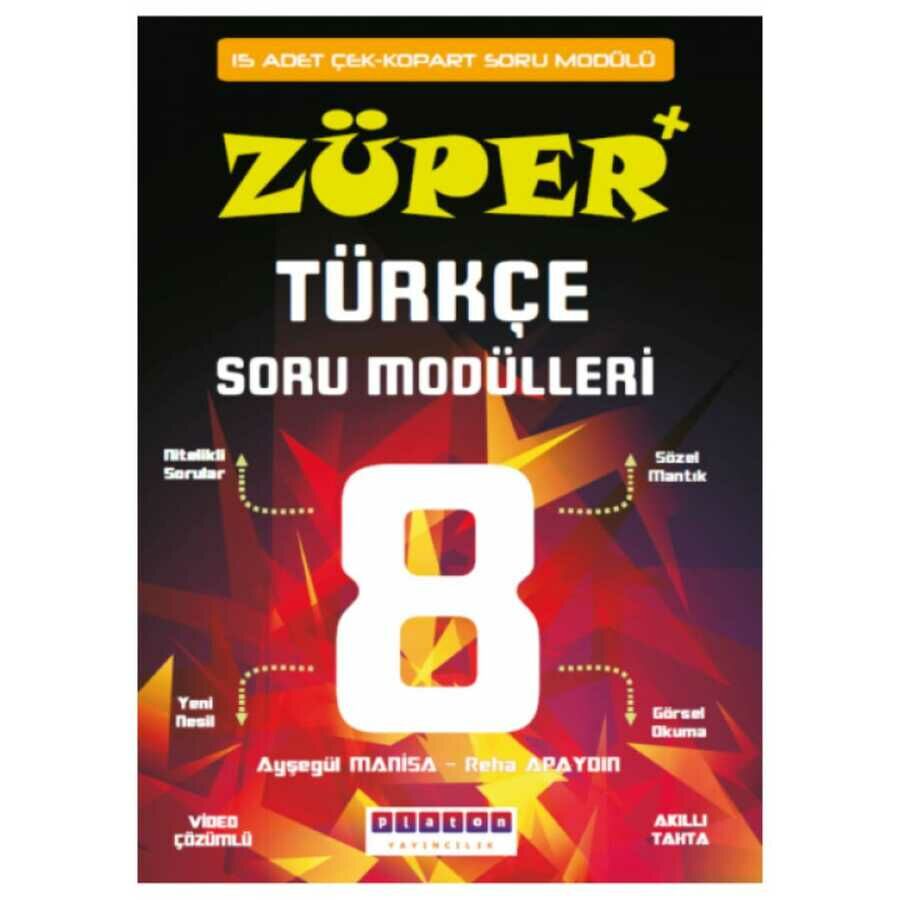 Platon 8.Sınıf Züper Türkçe Soru Bankası