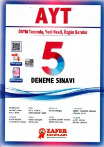 Zafer Yayınları Ayt 5 Deneme Sınavı