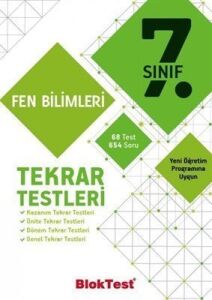 Bloktest 7.Sınıf Fen Bilimleri Tekrar Testleri