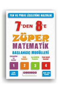 Platon 7’Den 8’E Züper Matematik Başlangıç Modülleri